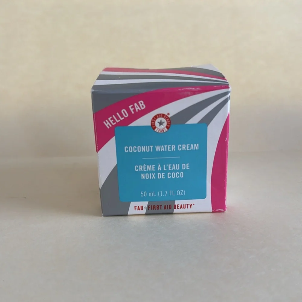 FIRST AID BEAUTY Hello FAB Coconut Water Cream 1.7oz $36 NIB Discontinued HTF